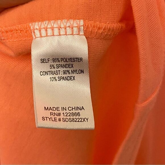 Pinky girls coral ruffle long sleeveless hi low maxi summer dress lace trim 10 - Picture 7 of 7